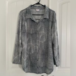 Never worn LuLaroe button down